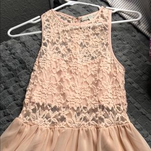 Blush Lace Dress